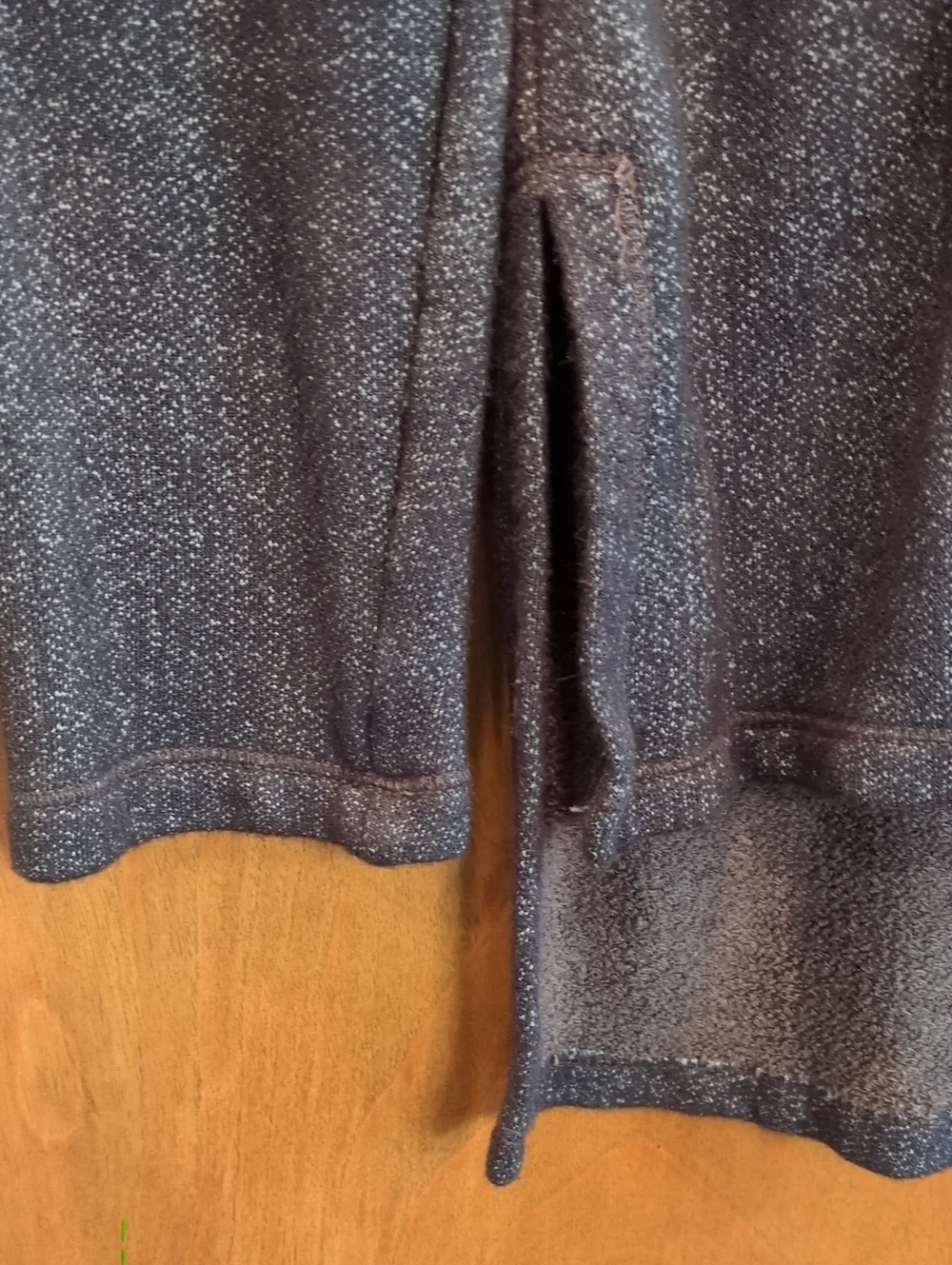 Michael Stars Heathered Long Sleeve Sweatshirt Tunic Top Size L